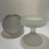 L.E. Smith 1960's Frosted Glass Fairy Lamp *Rare Find