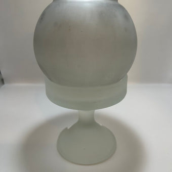 L.E. Smith 1960's Frosted Glass Fairy Lamp *Rare Find