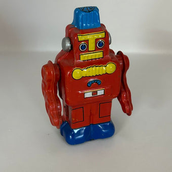 Vintage Tin Windup Robot w/Key