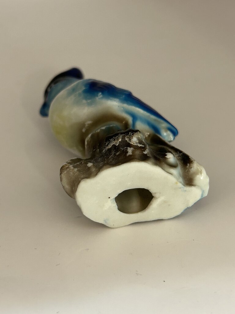 ***VTG 1950s Ceramic Blue Jay Figurine