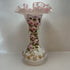 Vintage Fenton Hand Painted Glass Vase