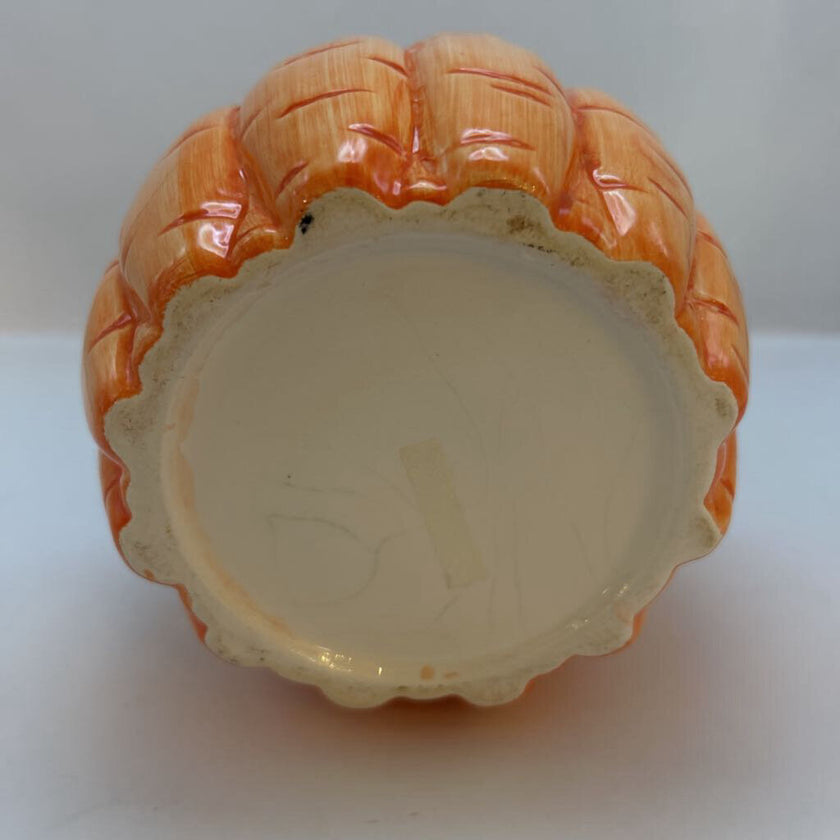 Vintage Carrot Jar with Lid