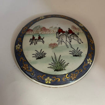 Polo horse hand painted trinket box