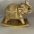 Hand-Carved & Painted Wooden Rocking Elephant (Made in India)