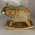 Hand-Carved & Painted Wooden Rocking Elephant (Made in India)