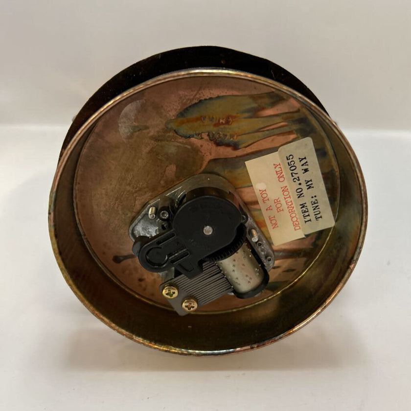 Copper Metal Golf Music Box