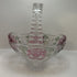 Rose Glass Basket