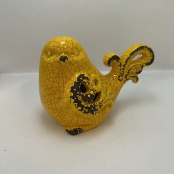 Mustard Yellow Crackled Bird