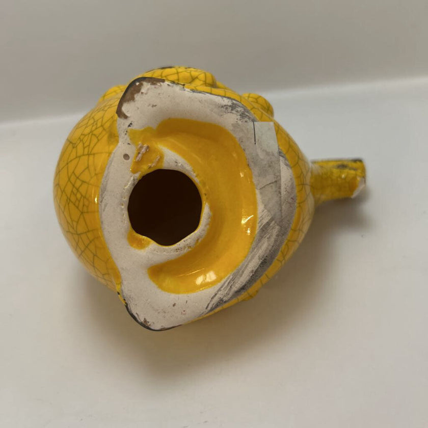 Mustard Yellow Crackled Bird