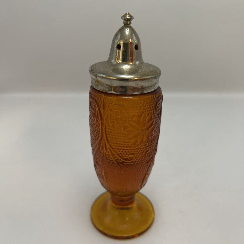 Indiana Glass Amber Salt & Pepper Shakers