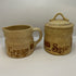 1970's Creamer & Sugar Stoneware Set