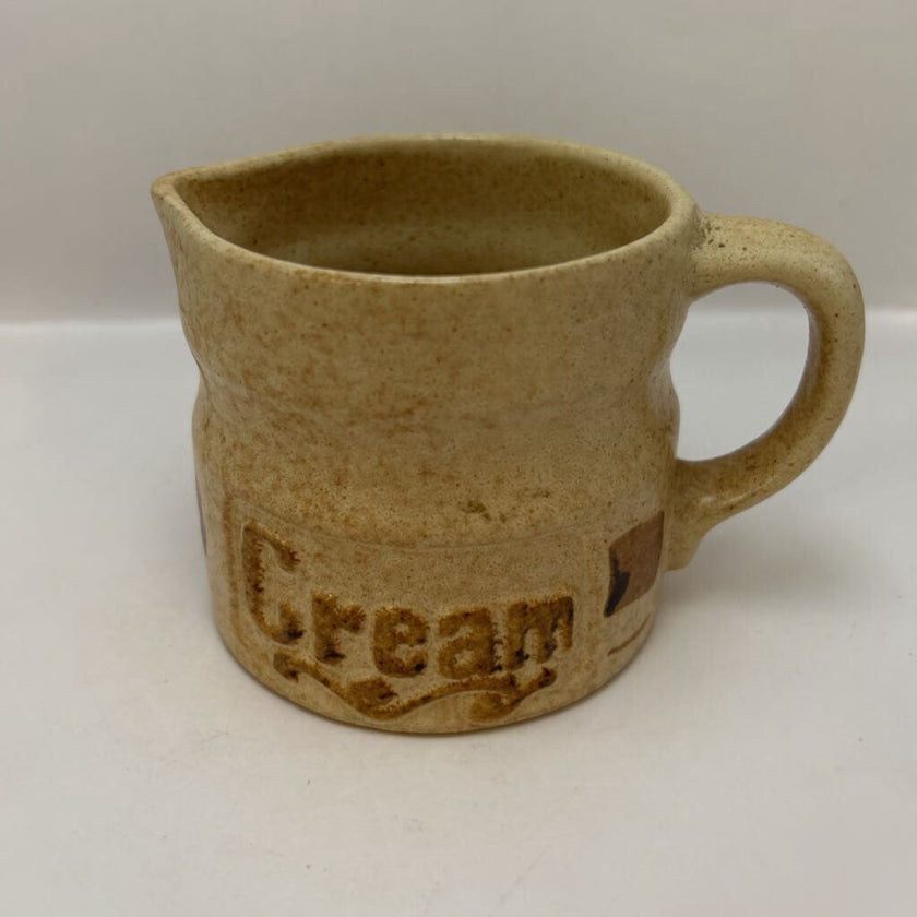1970's Creamer & Sugar Stoneware Set