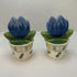Blue Tulip Salt & Pepper Shakers
