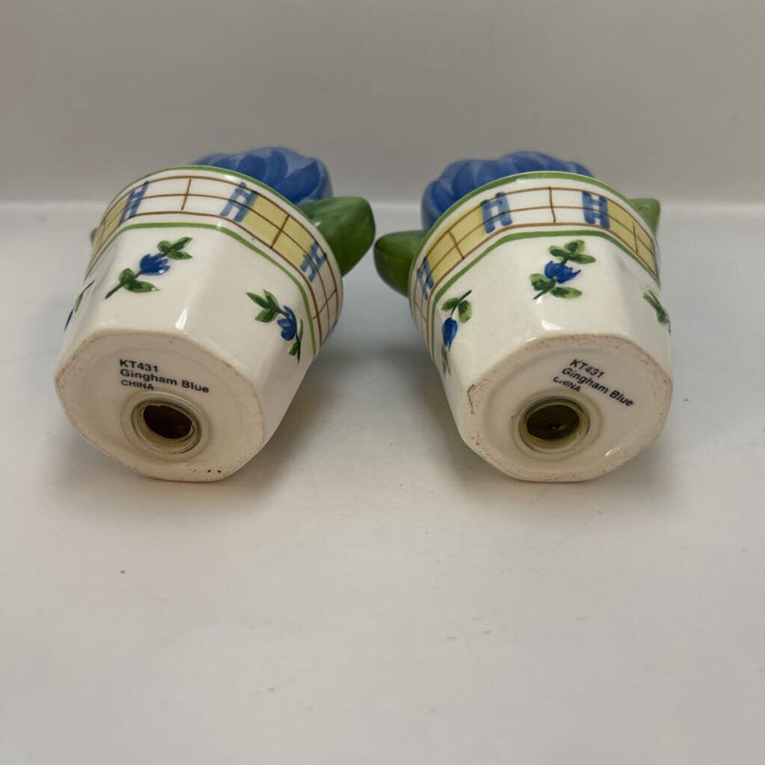 Blue Tulip Salt & Pepper Shakers