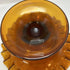 Open Amber Ruffled Compote