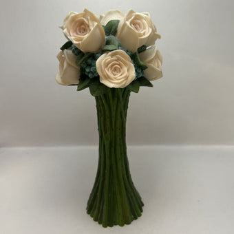 Iris & Orchard Rose Candlestick Holder