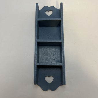 Small Blue Heart Shelf