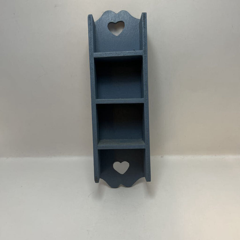 Small Blue Heart Shelf