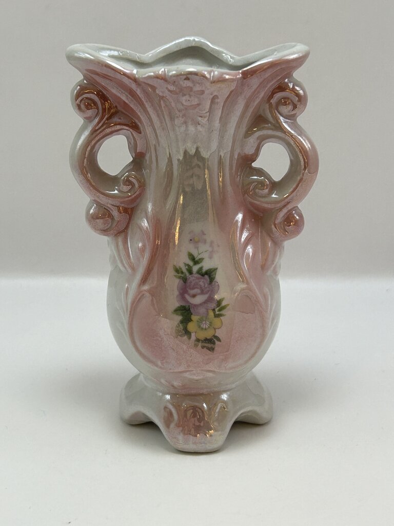 VTG 1930s Iridescent Lusterware Bud Vase