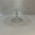 Vintage Early American Pressed Glass Pedestal Cake Stand
