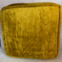 Vintage Mustard Yellow Floral Needlepoint Pillow