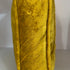 Vintage Mustard Yellow Floral Needlepoint Pillow