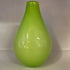 Lime green pear vase