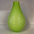 Lime green pear vase