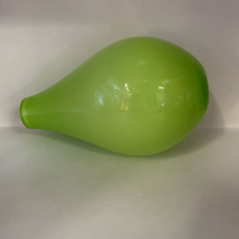 Lime green pear vase