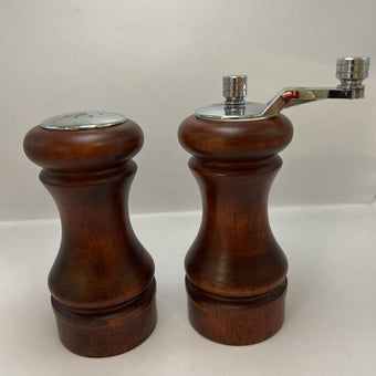 Wooden Salt & Pepper Shakers