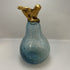 Small Crackled Blue Pear Shaped Decor