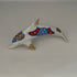 Hand-painted Lenox porcelain dolphin figurine in Imari style