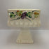 White wedding box grape motif