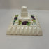 White wedding box grape motif