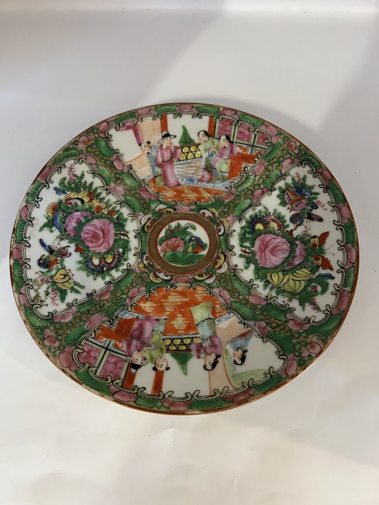 Antique rose medallion 8