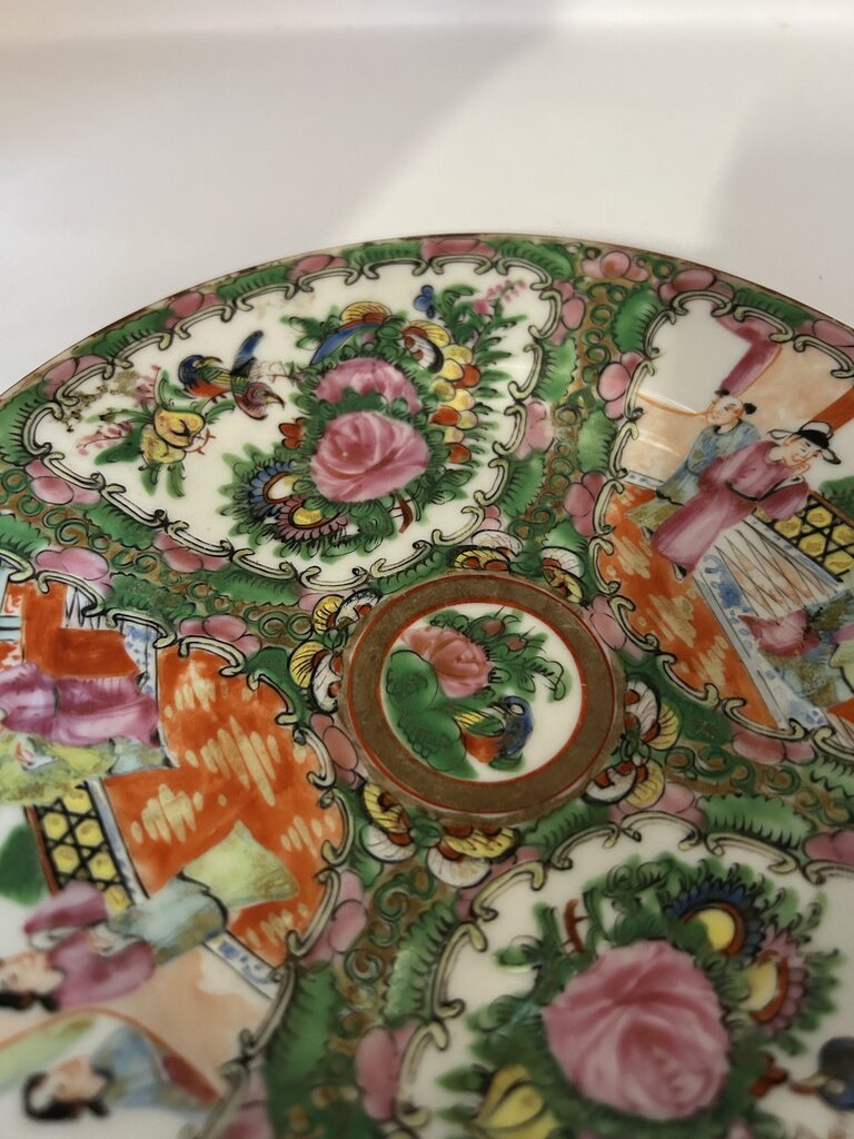 Antique rose medallion 8