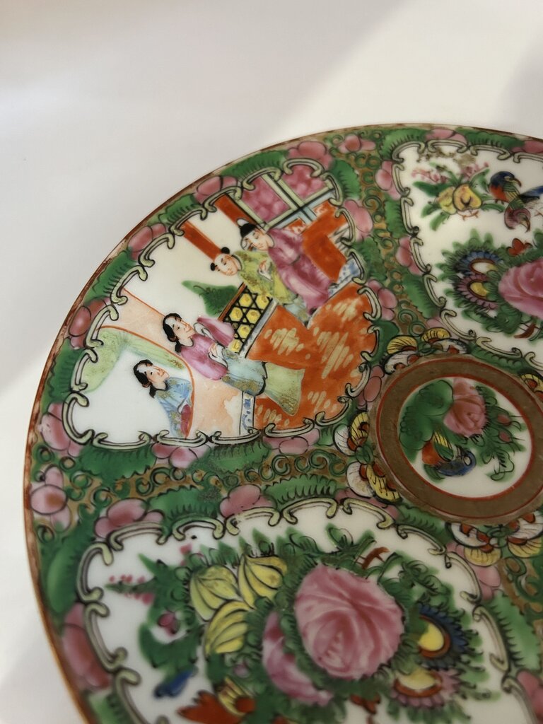 Antique rose medallion 8