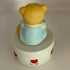 *** VTG 1980s Ceramic Bear & Doll Trinket Box