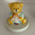 *** VTG 1980s Ceramic Bear & Doll Trinket Box