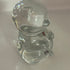 VTG 1970s-80s FENTON June Birthstone Bear *GLOWS GREEN*