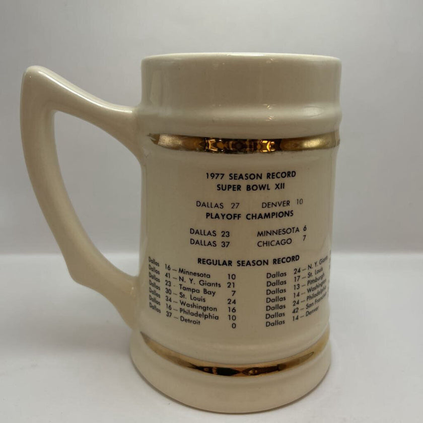 1977 Dallas Cowboy Super Bowl Championship Mug