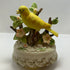 Yellow VTG Porcelain Canary Music Box