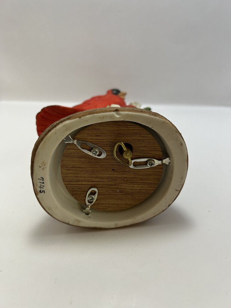 Lefton VTG Porcelain Cardinal Birds on Branch