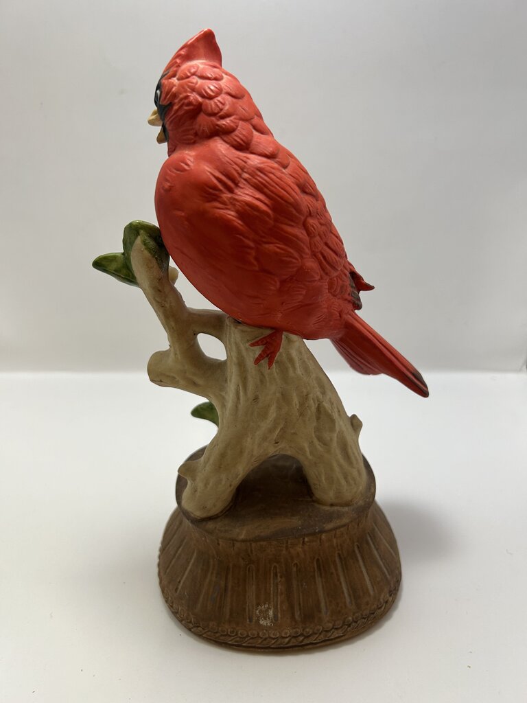 Lefton VTG Porcelain Cardinal Birds on Branch