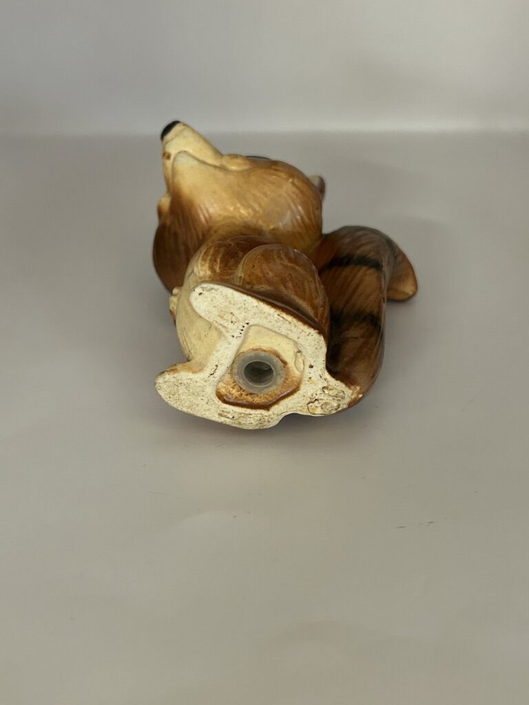 Vintage Raccoon Salt + Pepper Japan