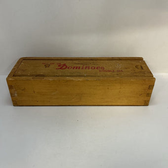 Vintage Dominos in Wooden Box