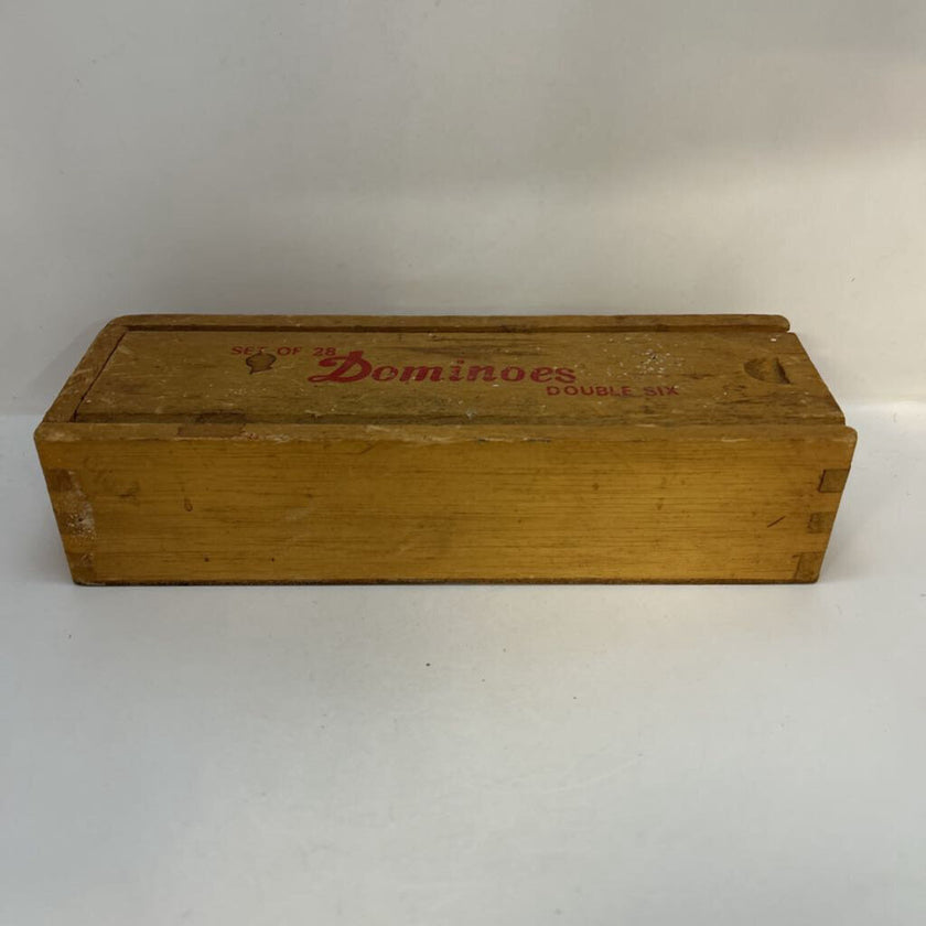 Vintage Dominos in Wooden Box
