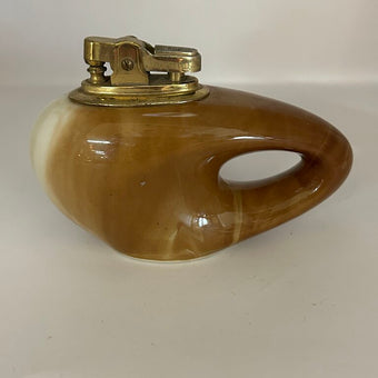 Vintage Ceramic Table Lighter *Artist Signed