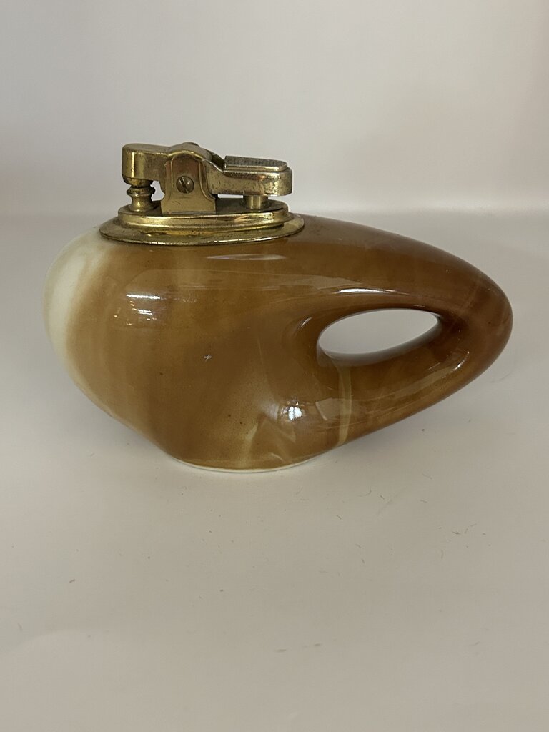 Vintage Ceramic Table Lighter *Artist Signed