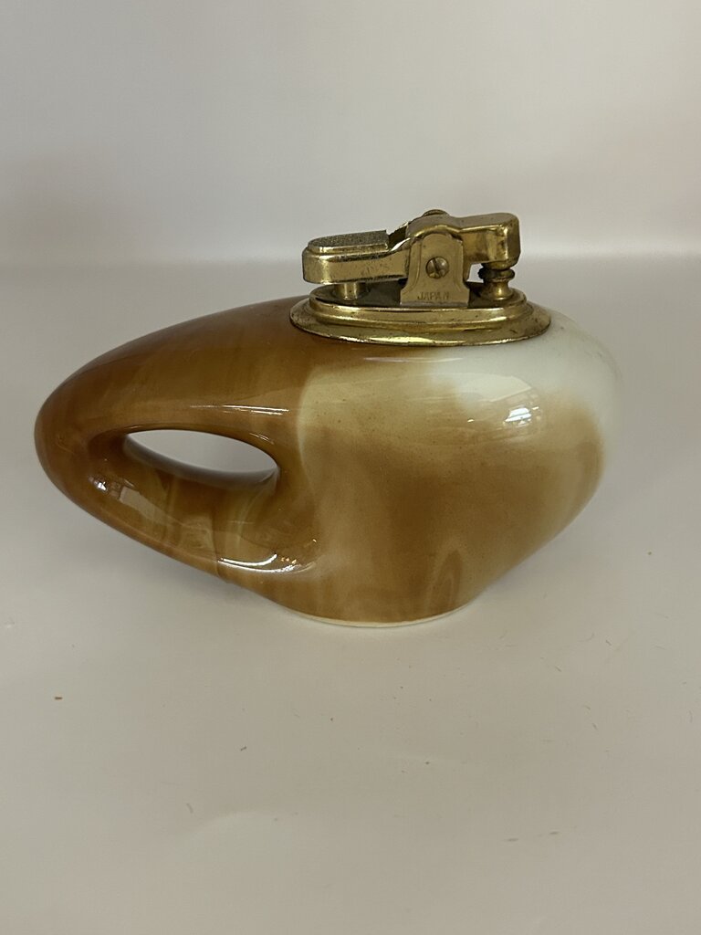 Vintage Ceramic Table Lighter *Artist Signed